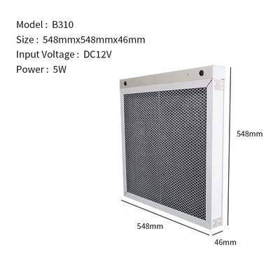150mA-170mA 12V 電子フィルター 清潔空気のシステム AIR B310 電流