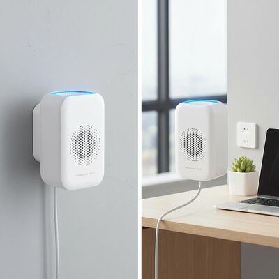 良い値段 覆盖面 5〜15平方フィート ネガティブなイオン発電機 デスクトップ 壁に装着された空気イオナイザー 小規模な環境に最適 オンライン